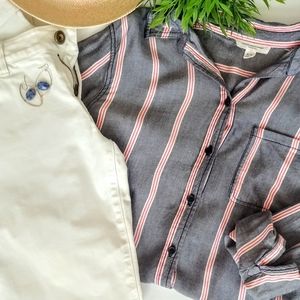 Beach Lunch Lounge Chambray Top beachlunchlounge